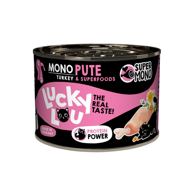 Lucky Lou SuperMono Indyk puszka 200g - All4Animals