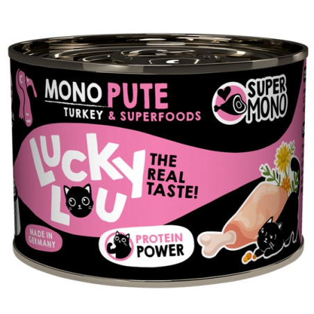Lucky Lou SuperMono Indyk puszka 200g - All4Animals