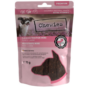 Chewies Meat Strips Mini Jagnięcina 70g - All4Animals