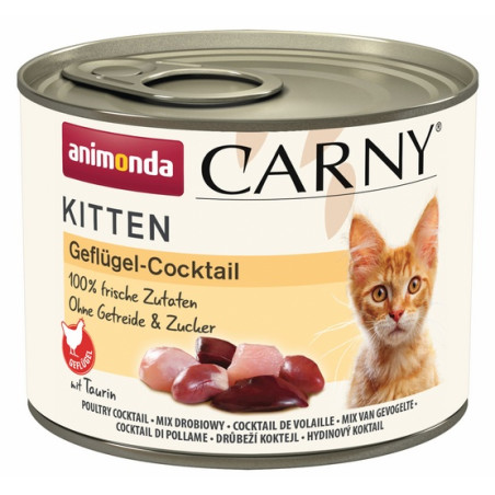 Animonda Carny Kitten Koktajl drobiowy puszka 200g - All4Animals