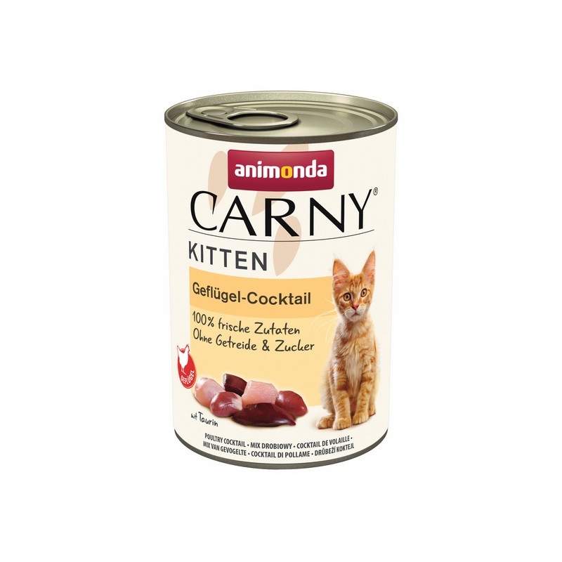 Animonda Carny Kitten Koktajl drobiowy puszka 400g - All4Animals