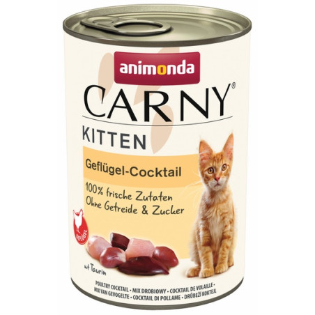 Animonda Carny Kitten Koktajl drobiowy puszka 400g - All4Animals