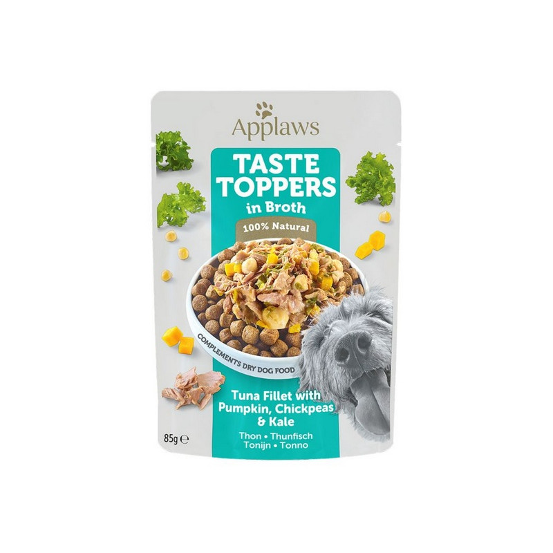Applaws Taste Toppers Saszetka dla psa - tuńczyk, dynia i ciecierzyca w sosie 85g - All4Animals
