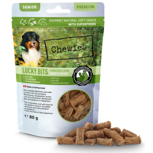 Chewies Lucky Bits Senior Królik & kurczak 80g - All4Animals