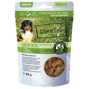 Chewies Lucky Bits Senior Królik & kurczak 80g - All4Animals