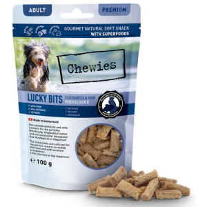 Chewies Lucky Bits Adult Okoń & kurczak 100g - All4Animals