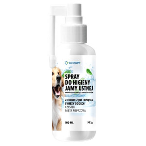 Eurowet Spray do higieny jamy ustnej dla psów i kotów 100ml - All4Animals