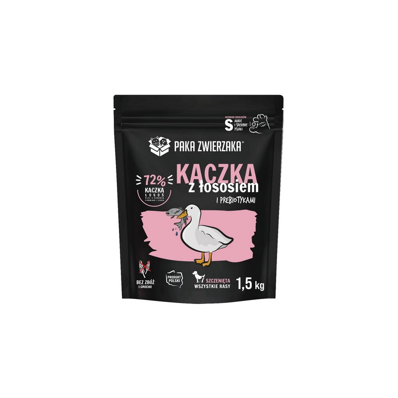 Paka Zwierzaka Seventh Heaven Puppy Kaczka z łososiem 1,5kg - All4Animals