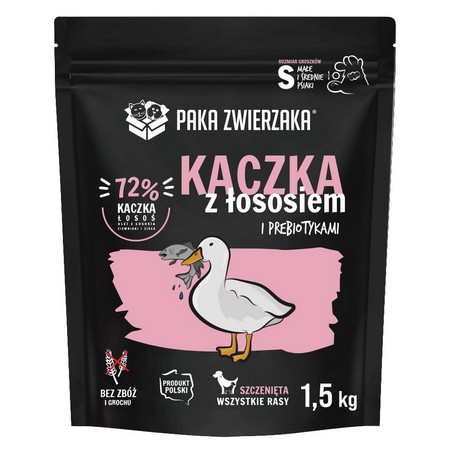 Paka Zwierzaka Seventh Heaven Puppy Kaczka z łososiem 1,5kg - All4Animals