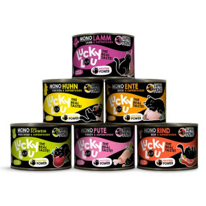 Lucky Lou SuperMono Multipack puszki 6x200g - All4Animals