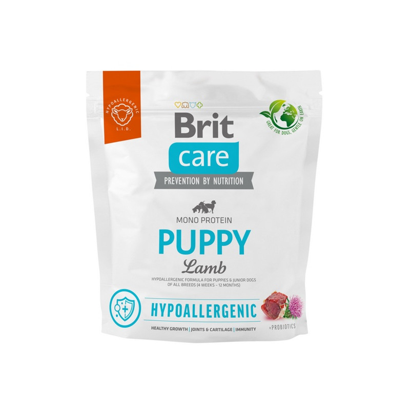 Brit Care Hypoallergenic Puppy Lamb 1kg - All4Animals