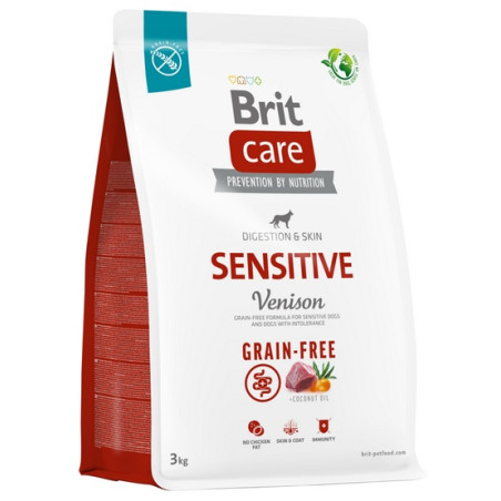 Brit Care Grain Free Sensitive Venison 3kg - All4Animals