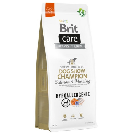 Brit Care Hypoallergenic Dog Show Champion Salmon & Herring 12kg - All4Animals