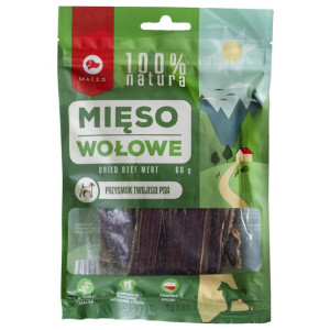 Maced 100% Natura Mięso wołowe 60g - All4Animals