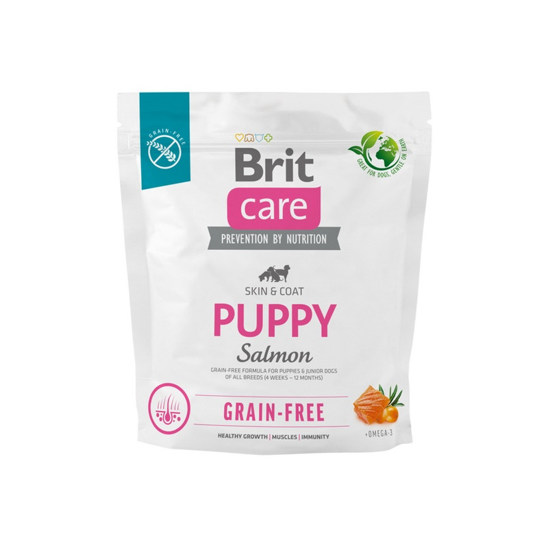 Brit Care Grain Free Puppy Salmon 1kg - All4Animals