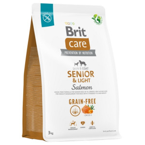 Brit Care Grain Free Senior & Light Salmon 3kg - All4Animals