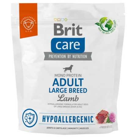 Brit Care Hypoallergenic Adult Large Lamb 1kg - All4Animals