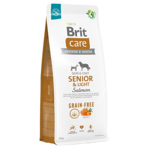 Brit Care Grain Free Senior & Light Salmon 12kg - All4Animals