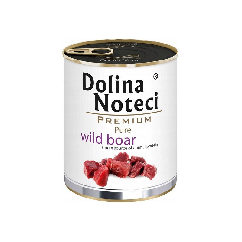 Dolina Noteci Premium Pies Pure Dzik puszka 800g - All4Animals