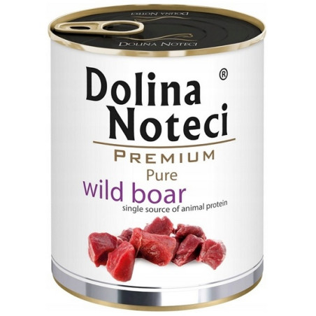 Dolina Noteci Premium Pies Pure Dzik puszka 800g - All4Animals