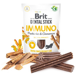 Brit Dental Stick Immuno Probiotics & Cinnamon 251g - All4Animals