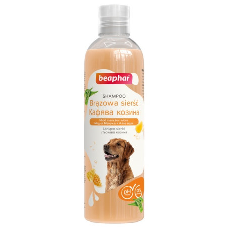 Beaphar Szampon dla brązowej sierści 250ml - All4Animals