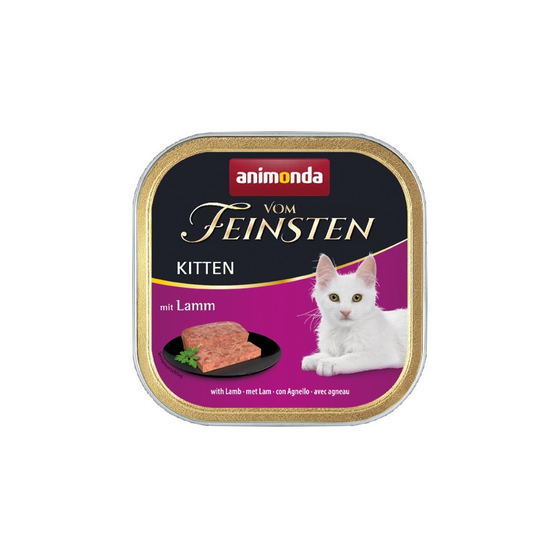 Animonda vom Feinsten Cat Kitten z Jagnięciną tacka 100g - All4Animals