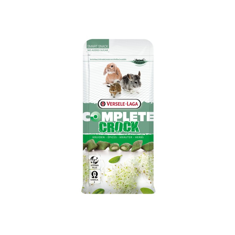 Versele-Laga Crock Complete Herbs Przysmak ziołowy dla gryzoni 50g - All4Animals