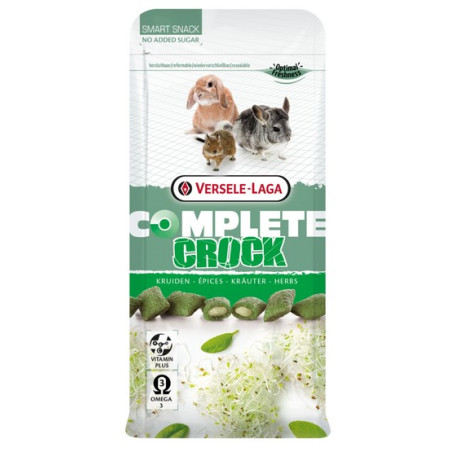 Versele-Laga Crock Complete Herbs Przysmak ziołowy dla gryzoni 50g - All4Animals