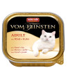 Animonda vom Feinsten Cat Adult Wołowina z Kurczakiem tacka 100g - All4Animals