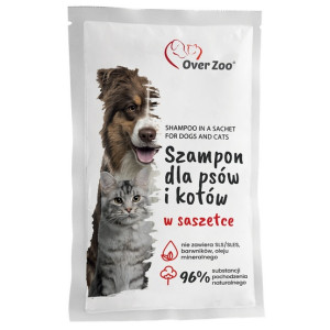 Over Zoo Szampon dla psów i kotów saszetka 20ml - All4Animals