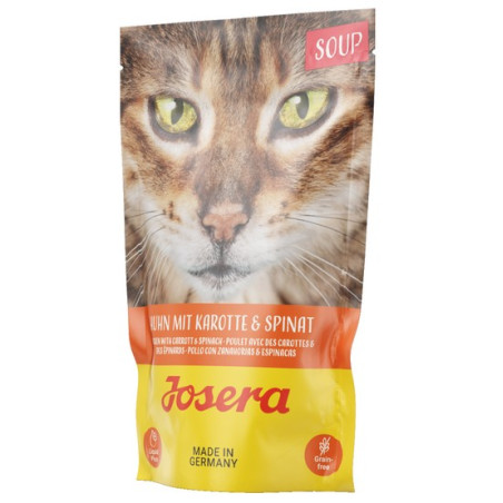 Josera Zupa Kurczak z marchewką i szpinakiem saszetka 70g - All4Animals