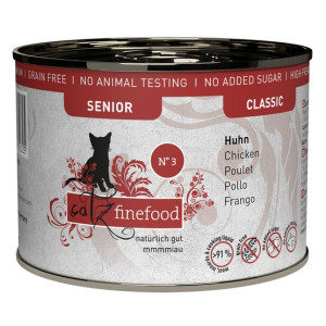 Catz Finefood Classic Senior N.03 Kurczak puszka 200g - All4Animals