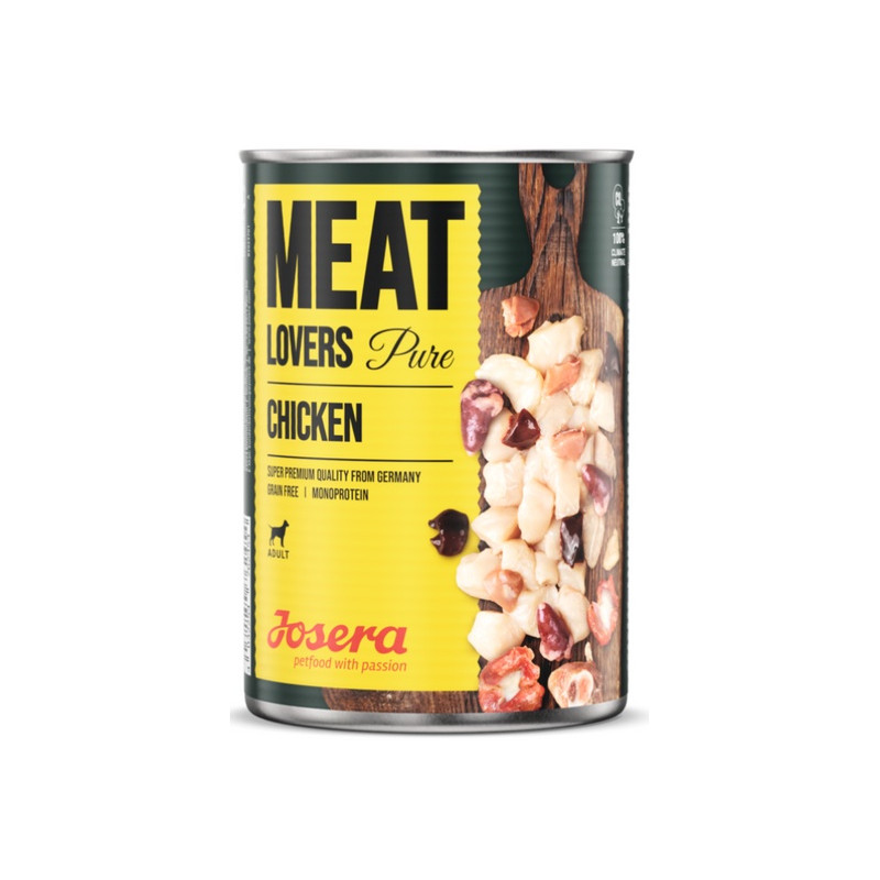 Josera Meat Lovers Pure Kurczak puszka 400g - All4Animals
