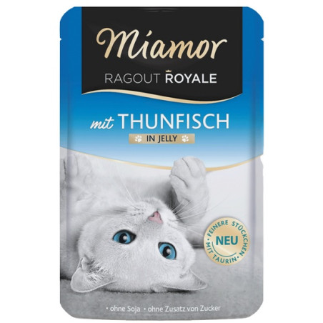 Miamor Ragout Royale z tuńczykiem w galaretce saszetka 100g - All4Animals