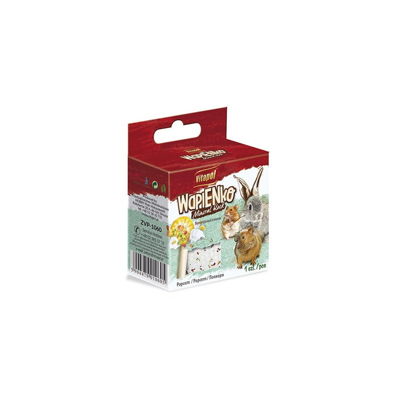 Vitapol Kostka Wapienna dla gryzoni popcorn - All4Animals