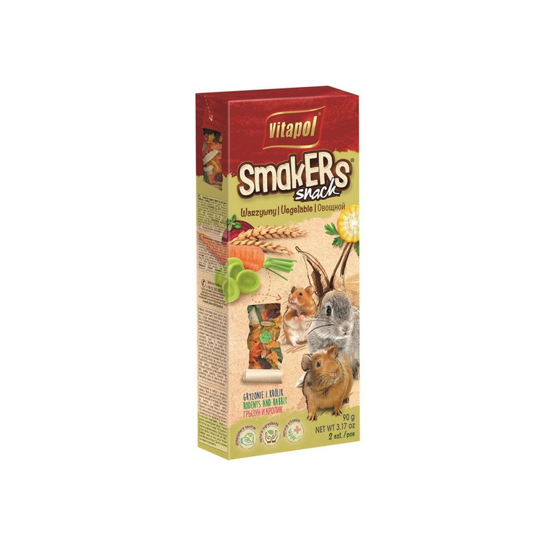 Vitapol Smakers dla gryzoni - warzywny 2szt - All4Animals