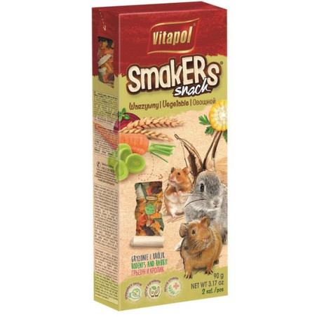 Vitapol Smakers dla gryzoni - warzywny 2szt - All4Animals