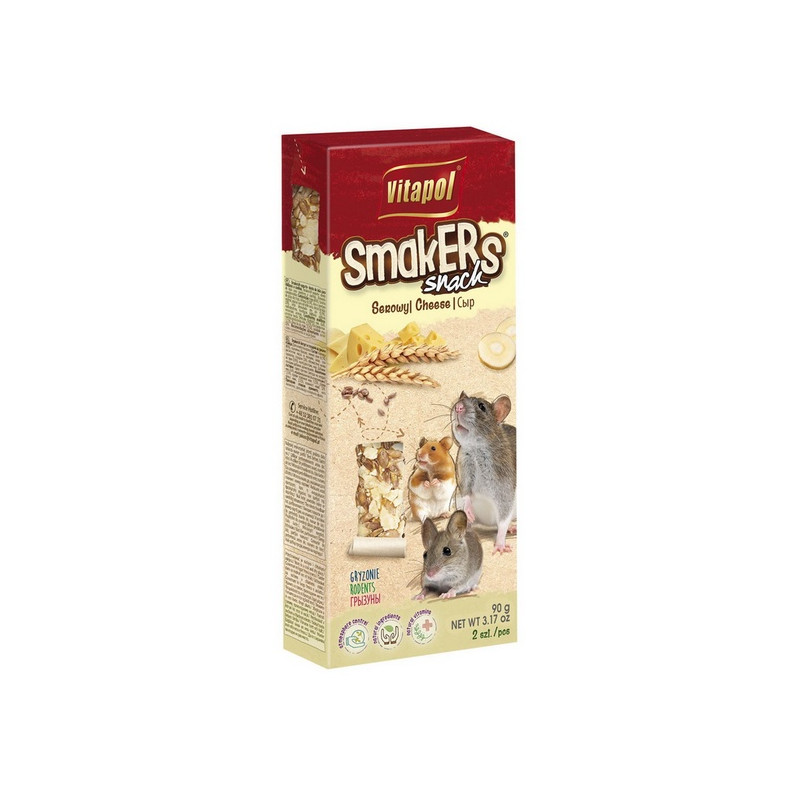 Vitapol Smakers dla gryzoni - serowy 2szt - All4Animals