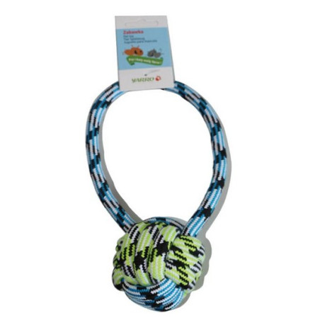 Yarro Piłka ze sznura z uchwytem 27cm - All4Animals