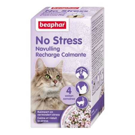 Beaphar No Stress Calming Refill - wkład do aromatyzera behawioralnego dla kotów 30ml - All4Animals