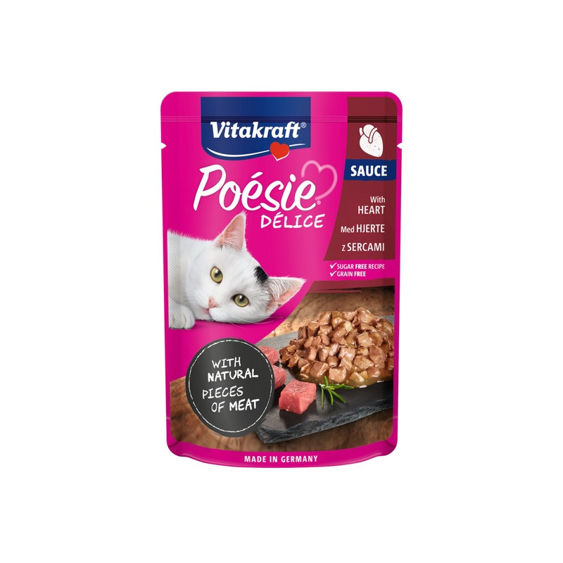 Vitakraft Poesie Deli Sauce serca saszetka 85g - All4Animals