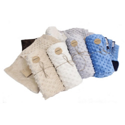 MIMIKO Pets Kocyk Minky-Dot 100x75cm szary - All4Animals