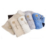 MIMIKO Pets Kocyk Minky-Dot 100x75cm szary - All4Animals
