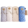 MIMIKO Pets Kocyk Minky-Dot 100x75cm szary - All4Animals