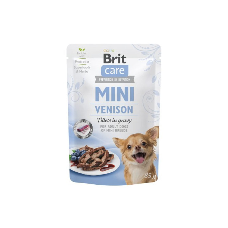 Brit Care Dog Mini Venison saszetka 85g - All4Animals
