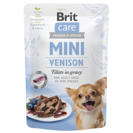 Brit Care Dog Mini Venison saszetka 85g - All4Animals