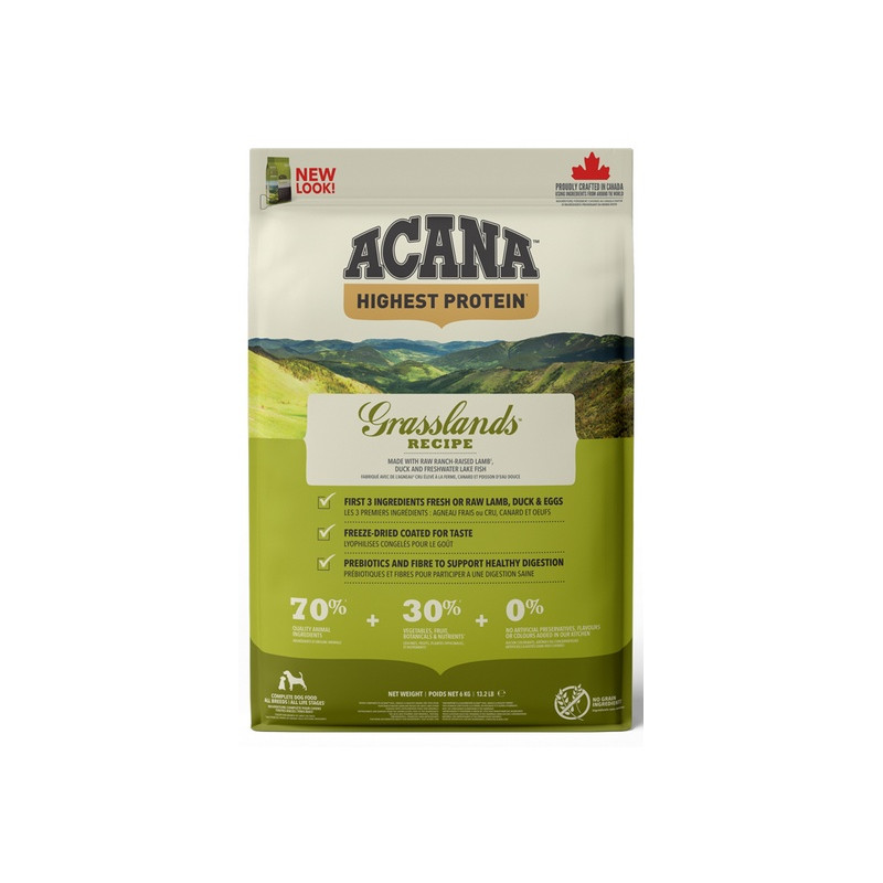 Acana Highest Protein Grasslands Dog 6kg - All4Animals