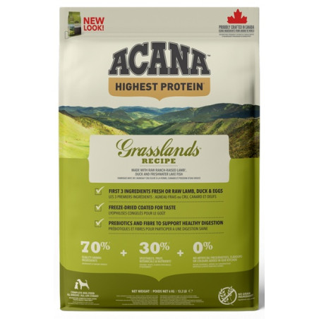 Acana Highest Protein Grasslands Dog 6kg - All4Animals