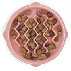 Outward Hound Fun Feeder Tiny (XS) Miska spowalniająca różowa - All4Animals